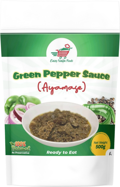 Ayamase, (Green Pepper Chilli Sauce). Ready to Eat. 500g